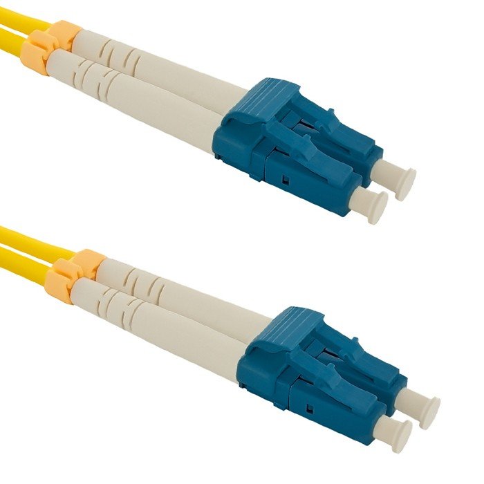 Qoltec 54015 Cable De Fibra Optica 2 M Lszh Lc/Upc Amarillo