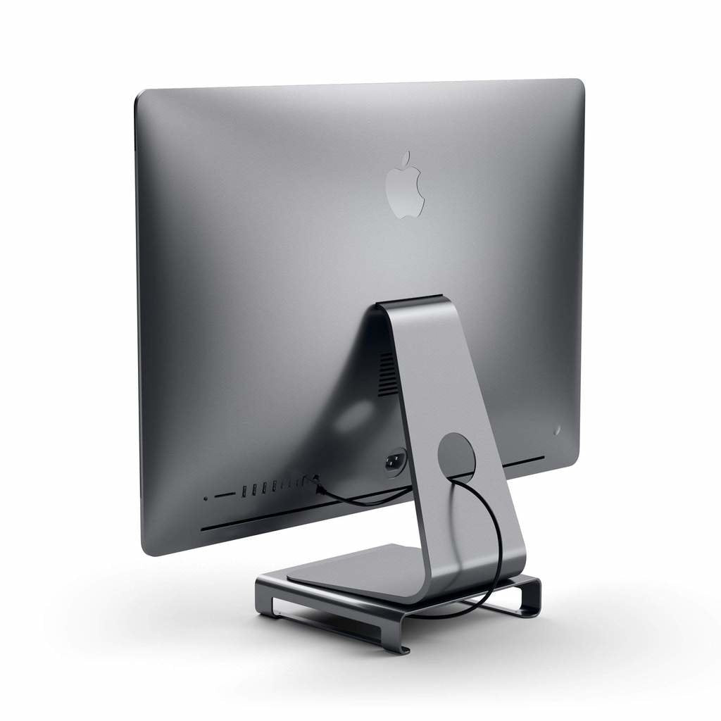 Satechi Aluminum Monitor Stand Hub For Imac Space Gray