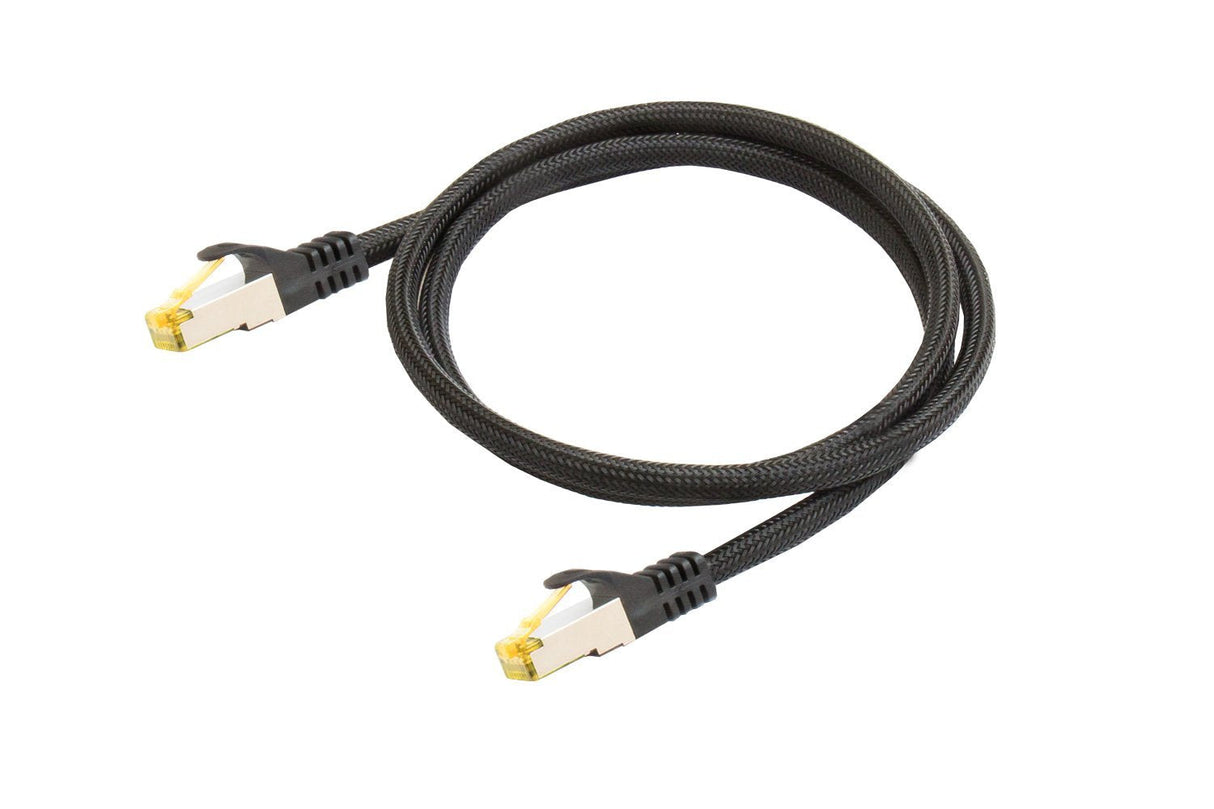 Python Cable De Red Mit Cat.7 Rohcable S Ftp Pimf Halogenfrei 30m Schwarz