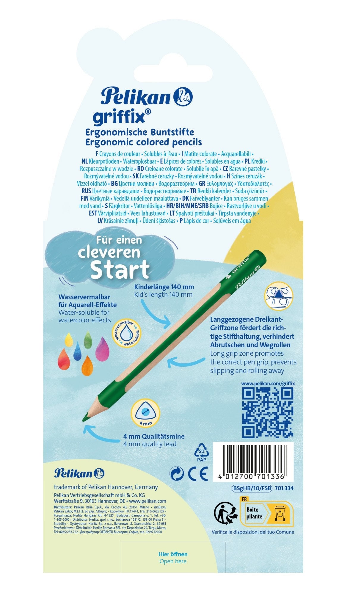 Lapices Pelikan Griffix Multicolor 10 Pieza(S)