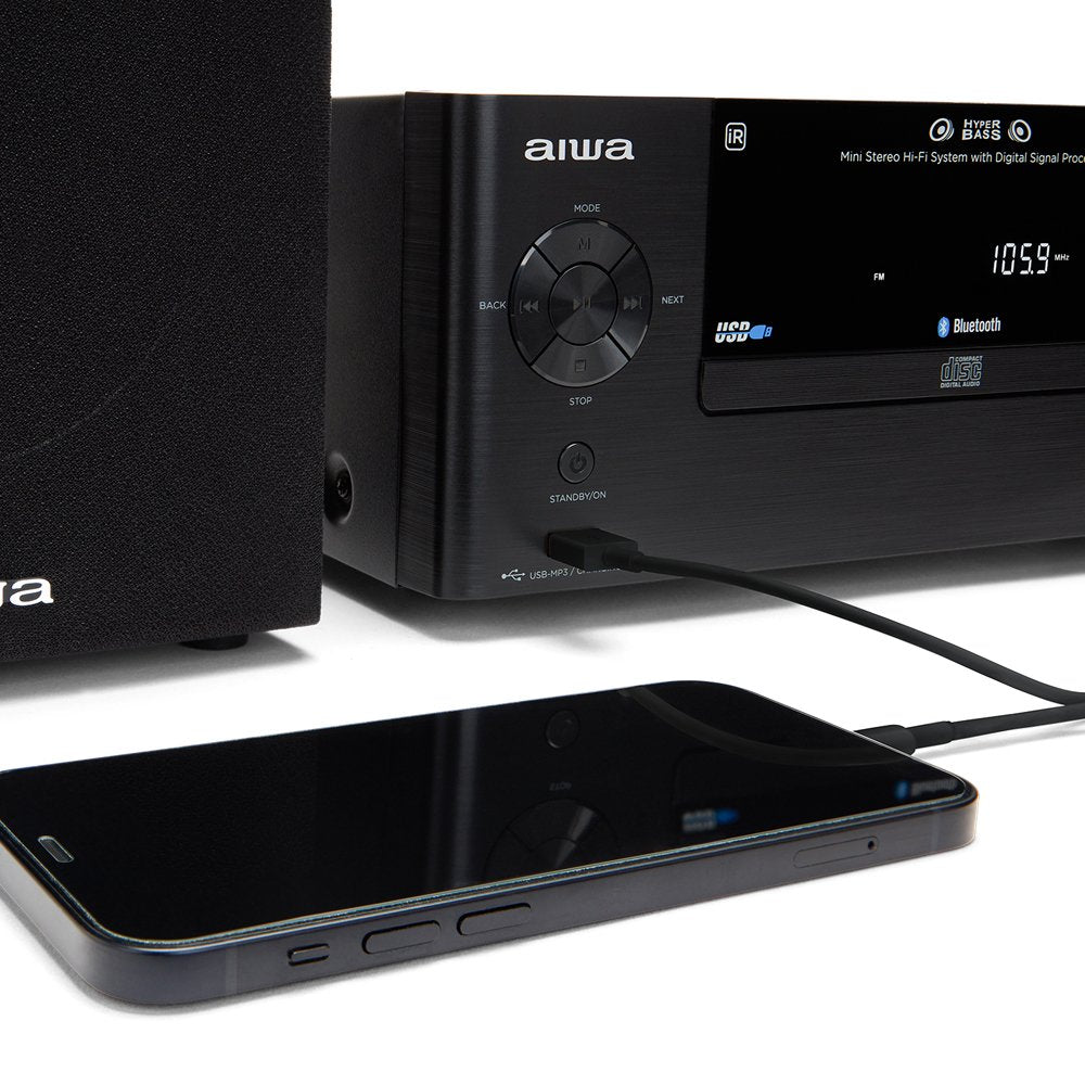 EAN 8435256898002 - Aiwa MSBTU-500 sistema de audio para el hogar Microcadena de música para uso doméstico 50 W Negro imagen 9