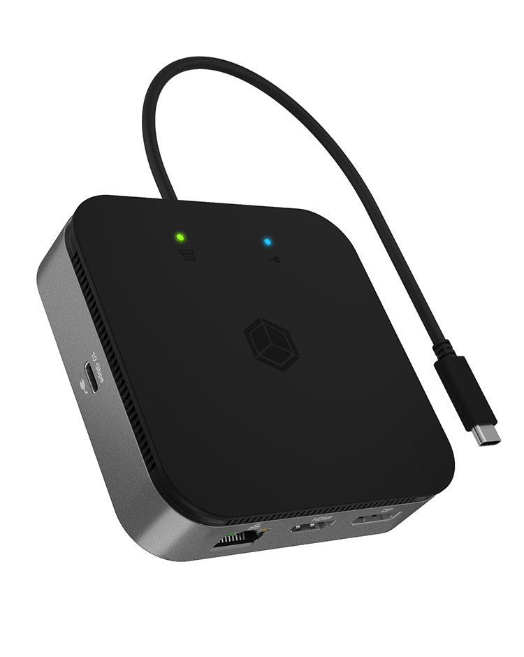 Dockingstation Icy Box Ib-Dk408-C41 Usb-C, Usb-A, Hdmi, Displayport, Rj-45 Ib-Dk408-C41