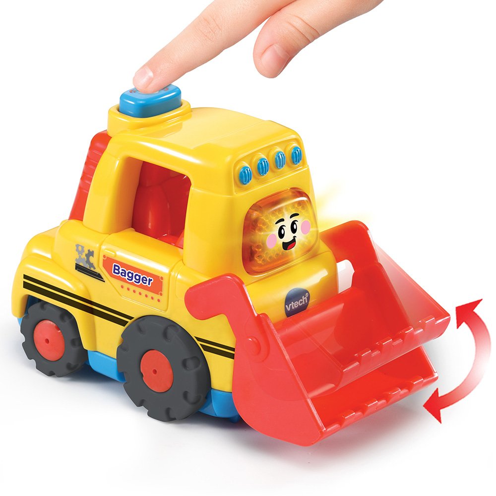 Vtech Hace Velocistas Para Bebés: Excavadora, Juego De Vehículo Amarillo/Rojo 80-507804