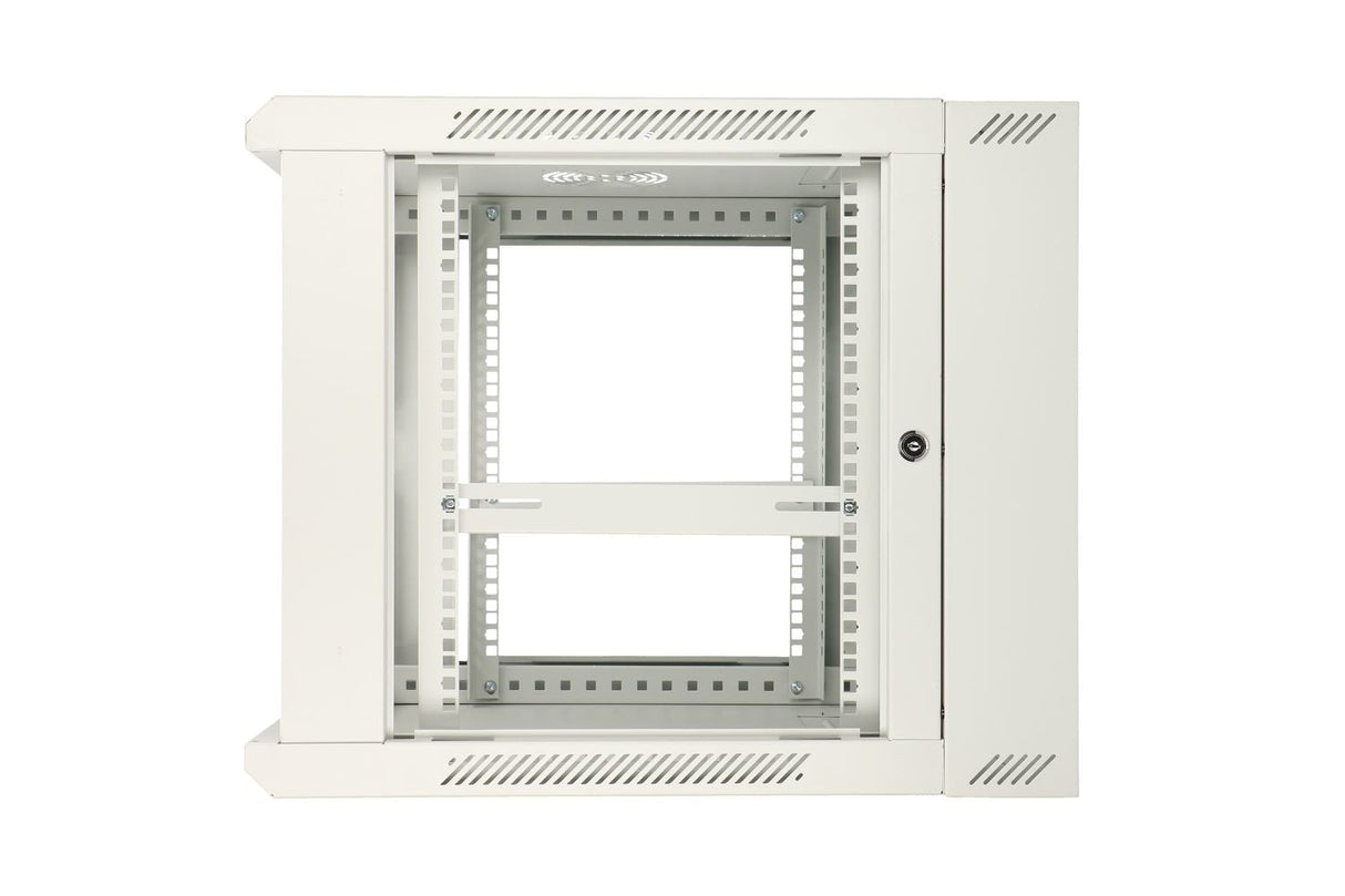Extralink 9u 600x600 Azh Gris Armario Rackmount Montaje En La Pared, Tipo Swing