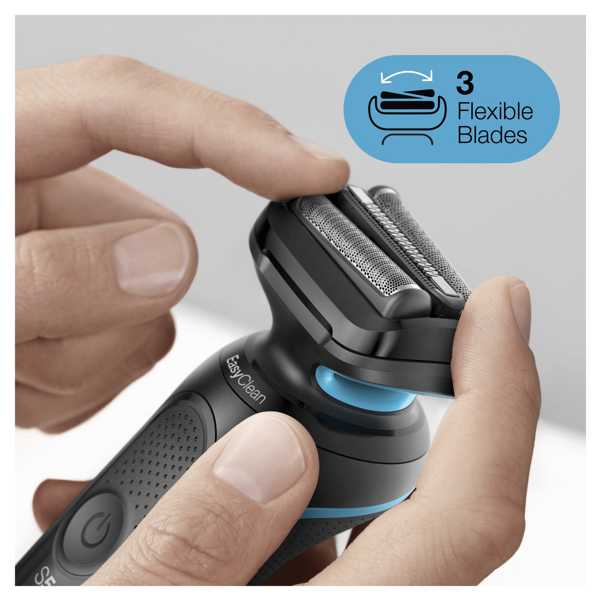 Afeitadora De Láminas Braun Series 5 50-M1000s Negro, Azul