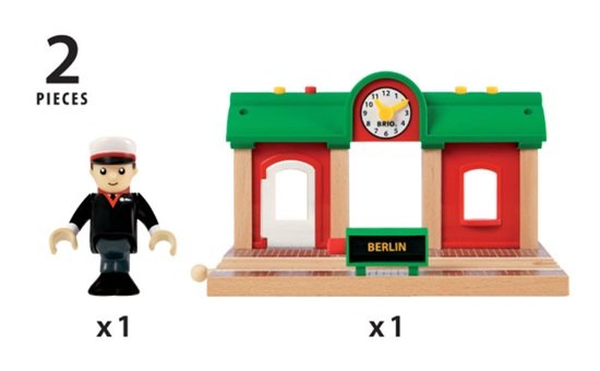 Estación De Tren Parlante Brio World 33578