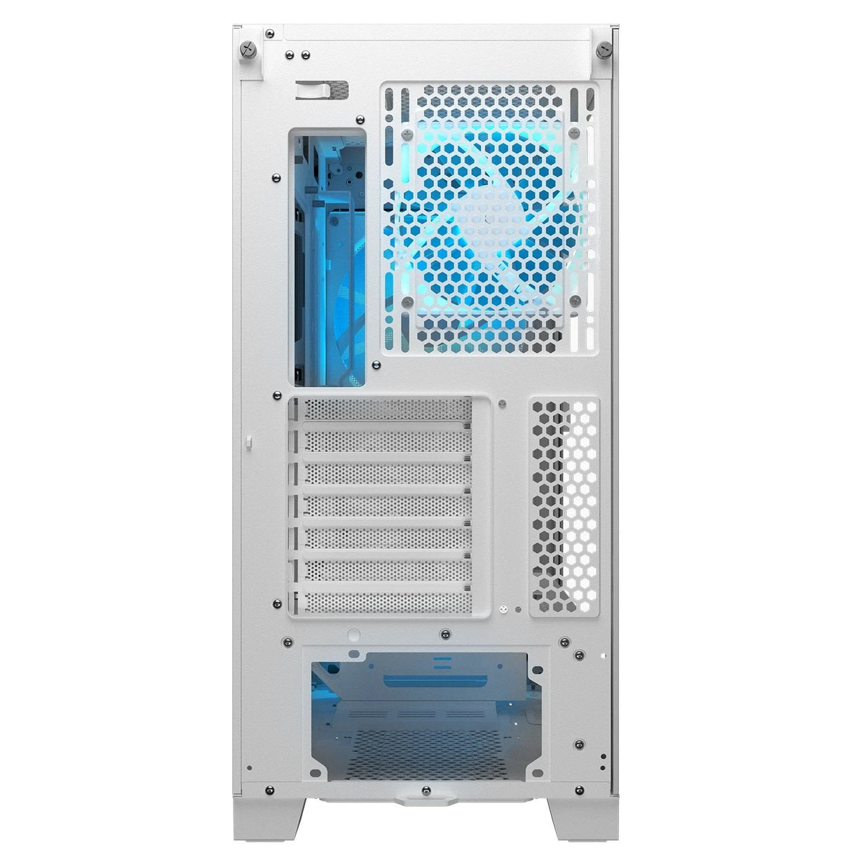 Cougar Caja Midi-Tower Airface Flo, Argb, Blanco