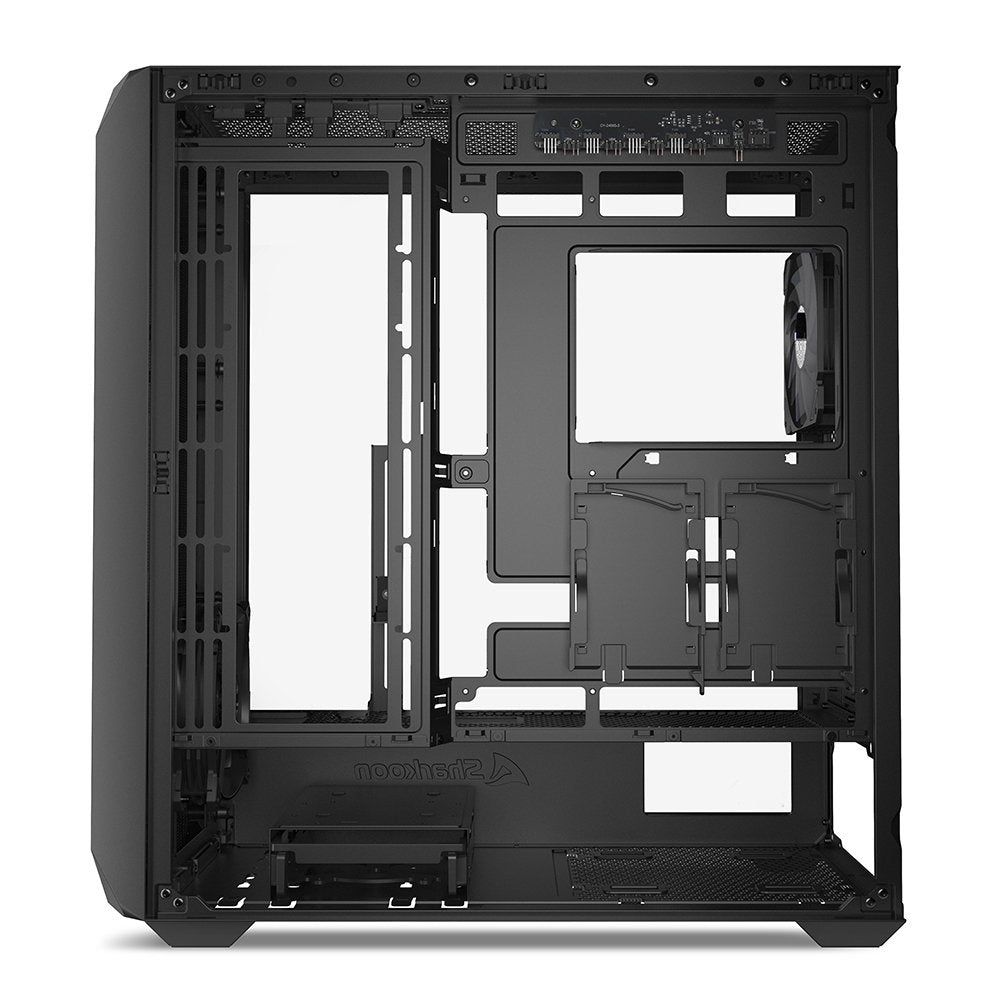 Caja Pc Sharkoon Ak2 Rgb Negra, Vidrio Templado 4044951041626