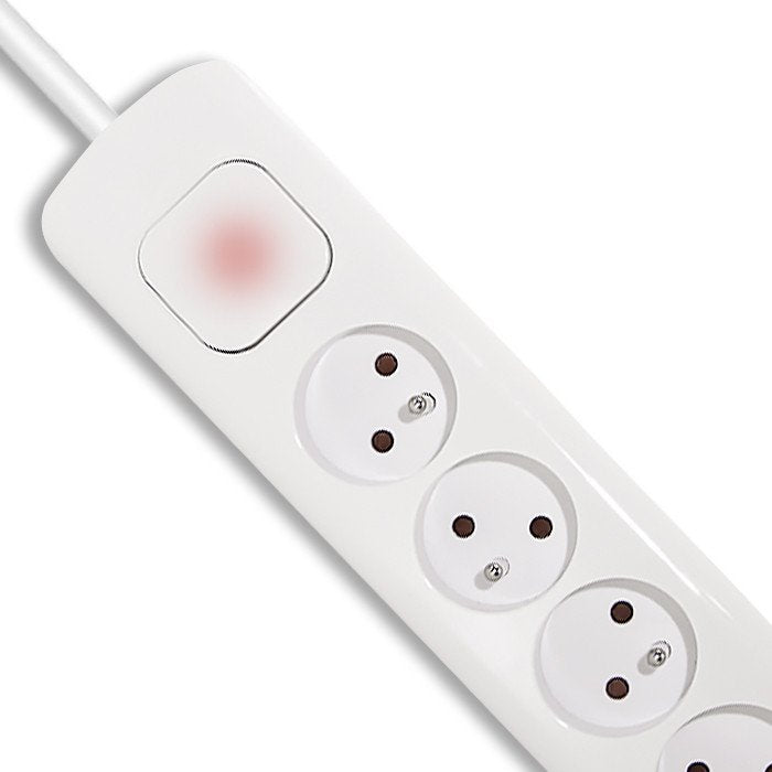 EAN 5901878502823 - Qoltec 50282 limitador de tensión Blanco 4 salidas AC 230 V 1,8 m imagen 3