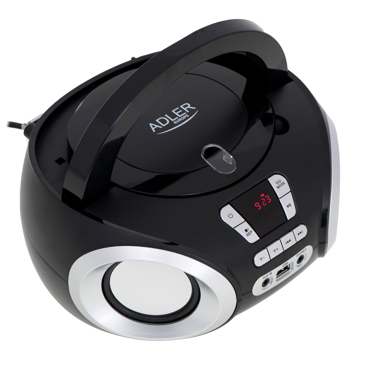 EAN 5902934838580 - Adler AD 1181 reproductor de CD Negro, Plata Reproductor de CD portátil imagen 5