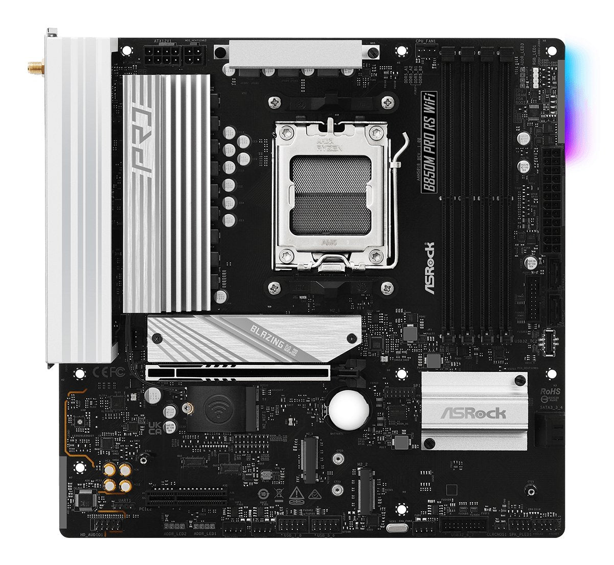 EAN 4711581490352 - Asrock B850M Pro RS WiFi AMD B850 Zócalo AM5 micro ATX imagen 3