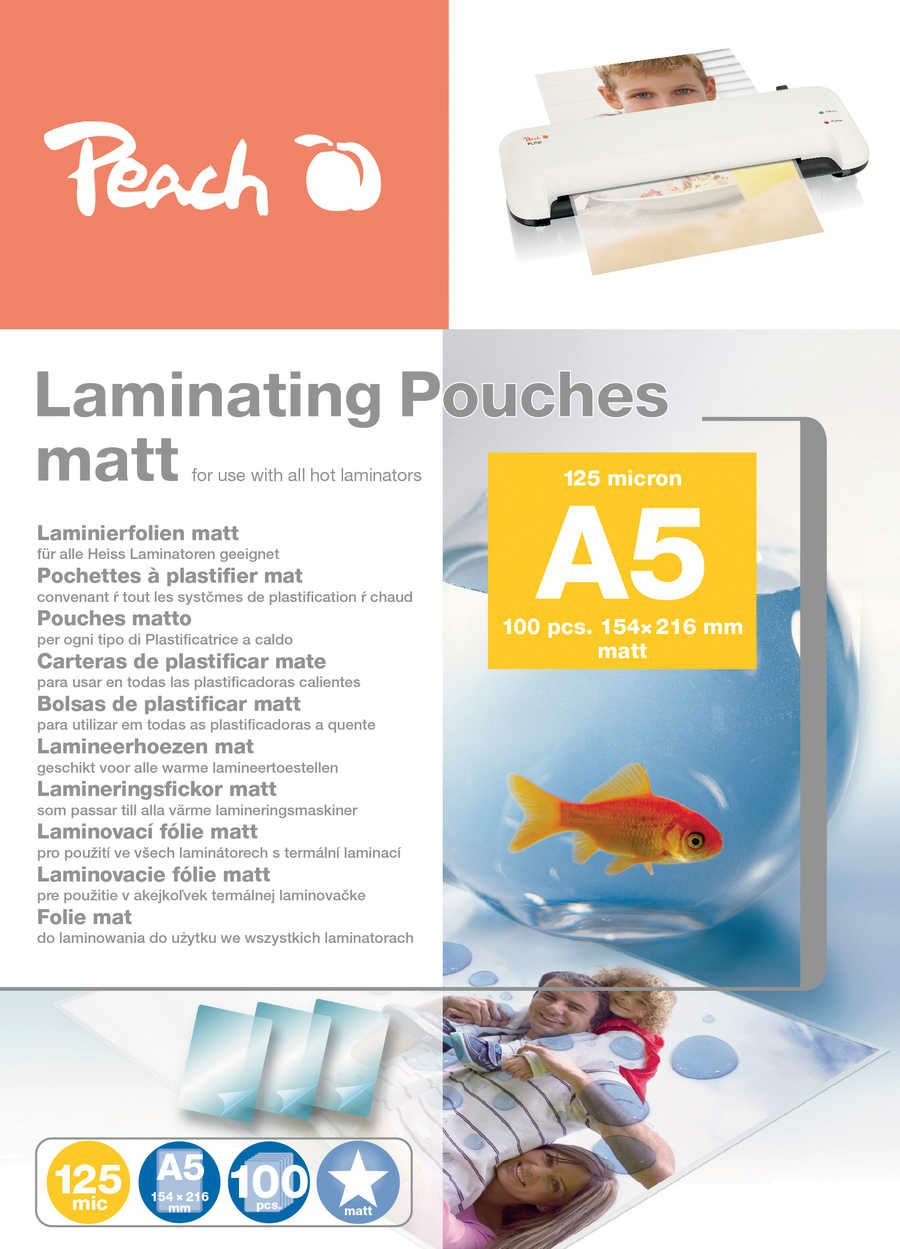 EAN 7640460547825 - Peach S-PP525-30 plastificador 100 pieza(s) imagen 1