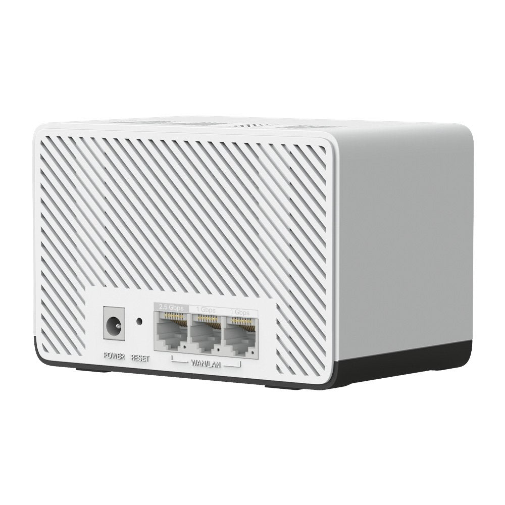 Punto De Acceso Interior Mesh Wifi 7 Mercusys Halo H27be(3-Pack) 2880 Mbps 5ghz 1xrj45 2.5gbps 2x1gb