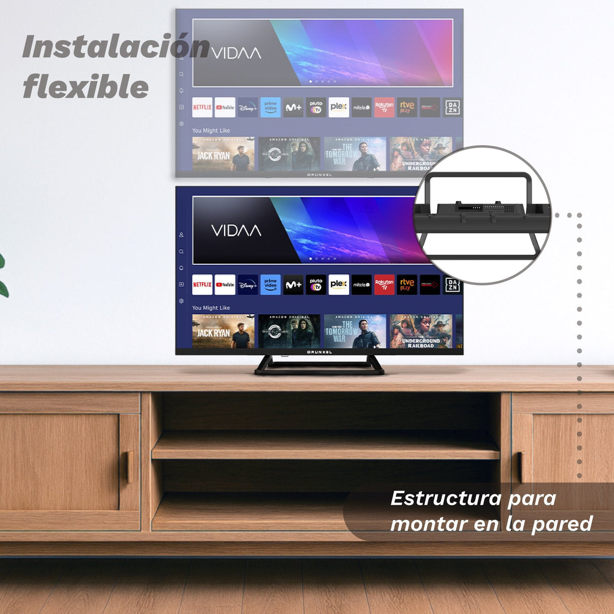 Televisor Grunkel Qled-3225vd 32' Hd Smart Tv Wifi