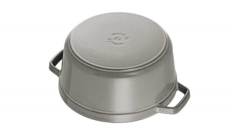Staub La Cocotte 20cm Redondo, Gris Grafito, Hierro Fundido