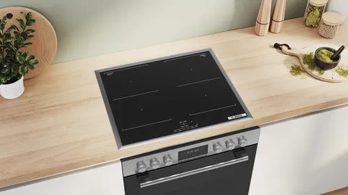 Bosch Home Hnd677ls62, Juego De Estufa Negro/Acero Inoxidable Hnd677ls62