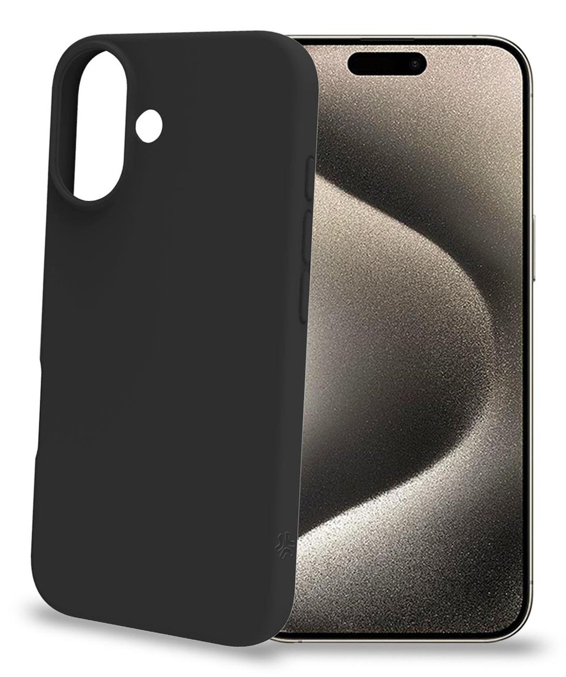 Celly Cromo1078bk Funda Para Iphone 16 (6.1") Negro