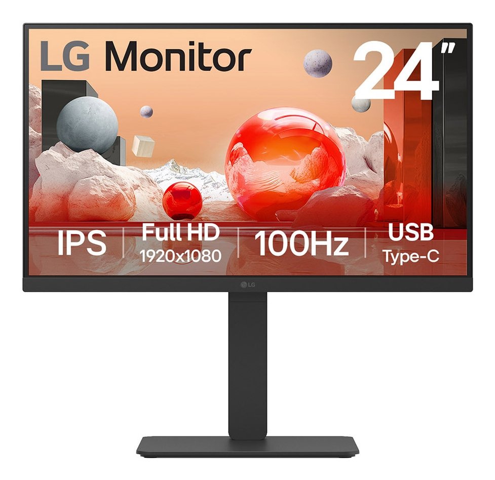 Monitor Led Ips Lg 24ba750 23.8" 1920 X 1080 5ms Hdmi Displayport Usb C Altavoces Reg. Altura