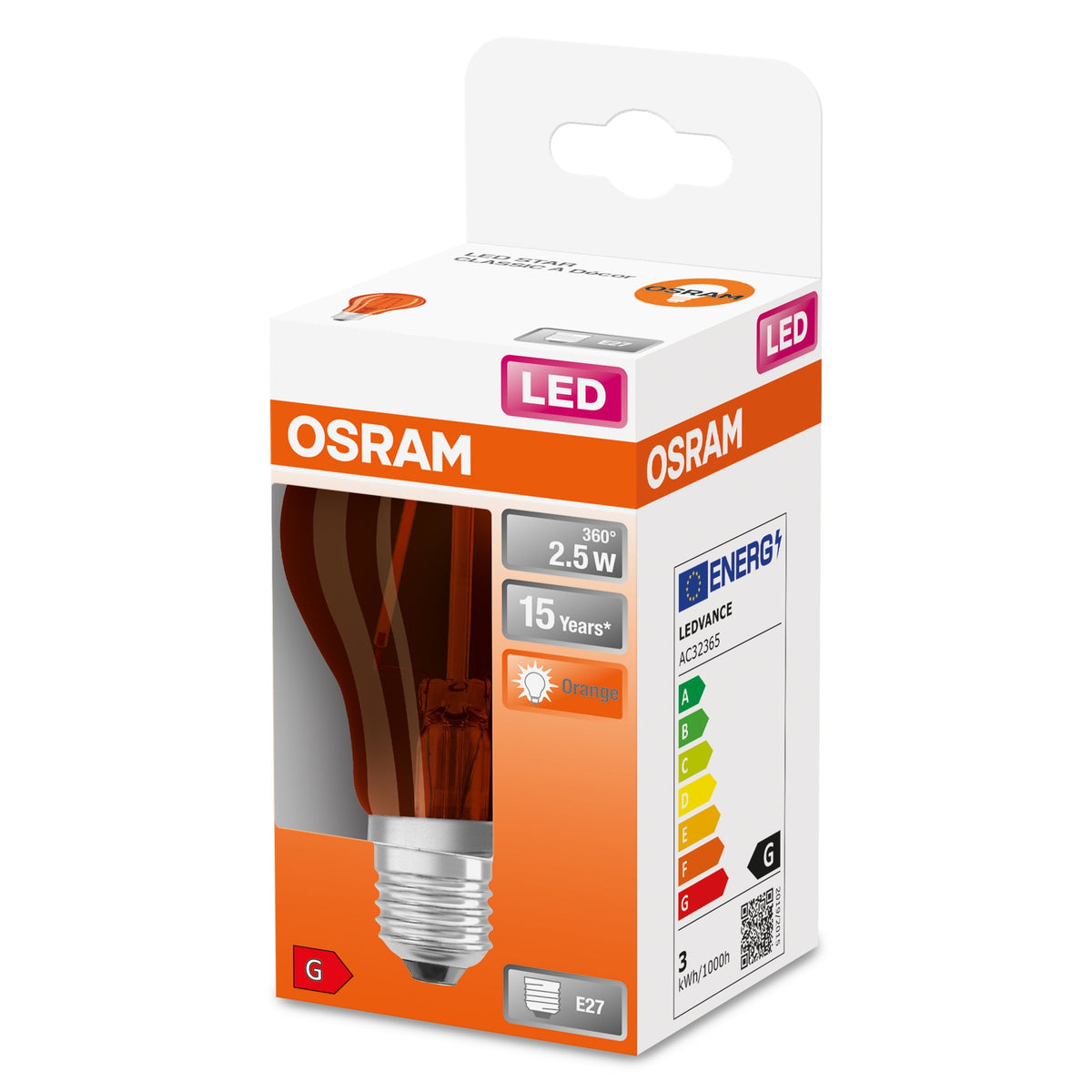 Osram Led Lámpara 2.5 W Naranja