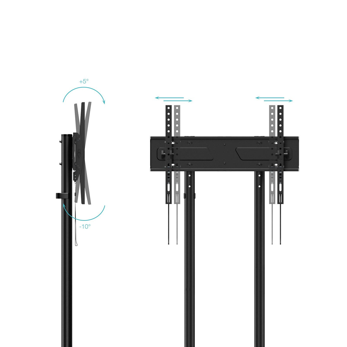EAN 8433281016989 - TooQ FS1150M-B soporte para TV 177,8 cm (70") imagen 3
