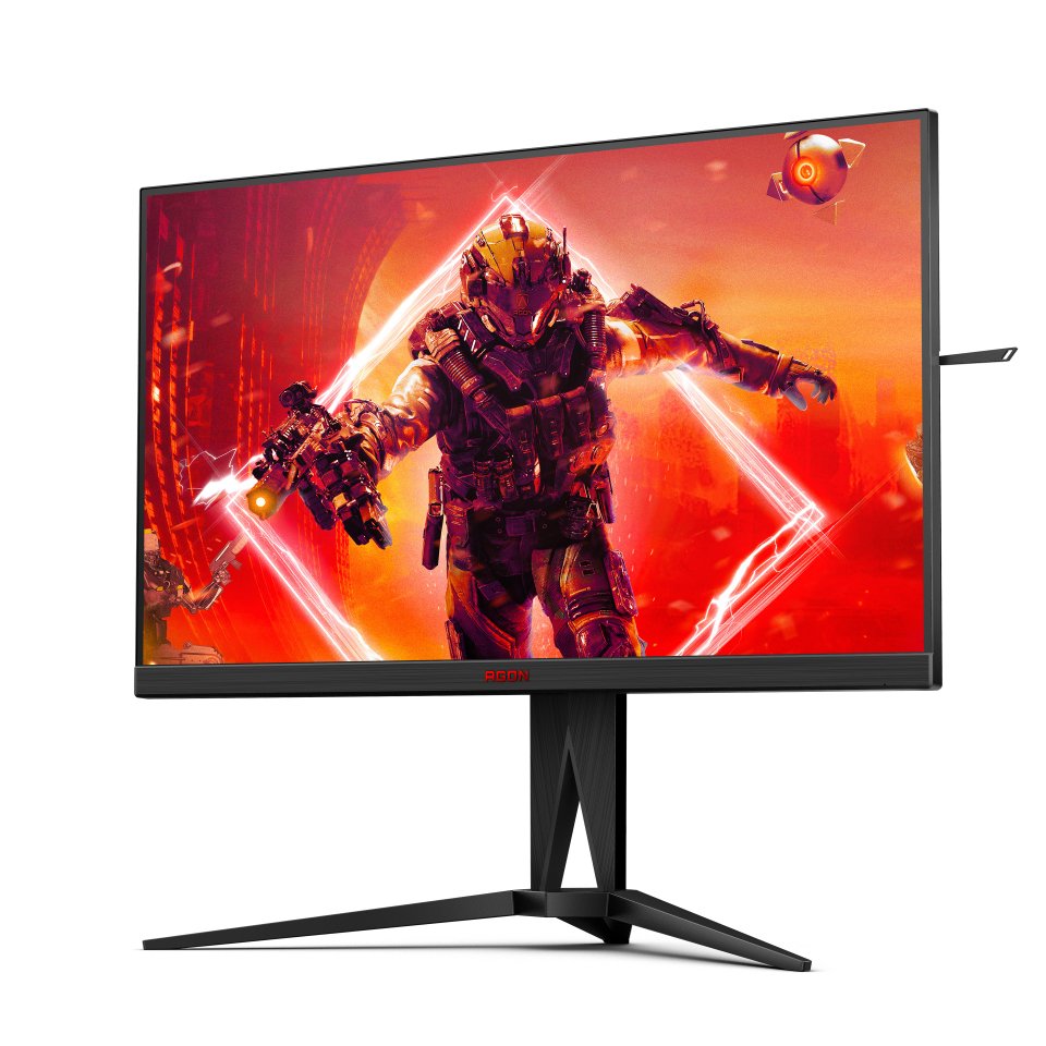 Aoc Ag275qx/Eu - 27" Ips Qhd 170 Hz Displayport, Hdmi 2.0 Obrót, Pochyl, Wysokosc Vesa 100