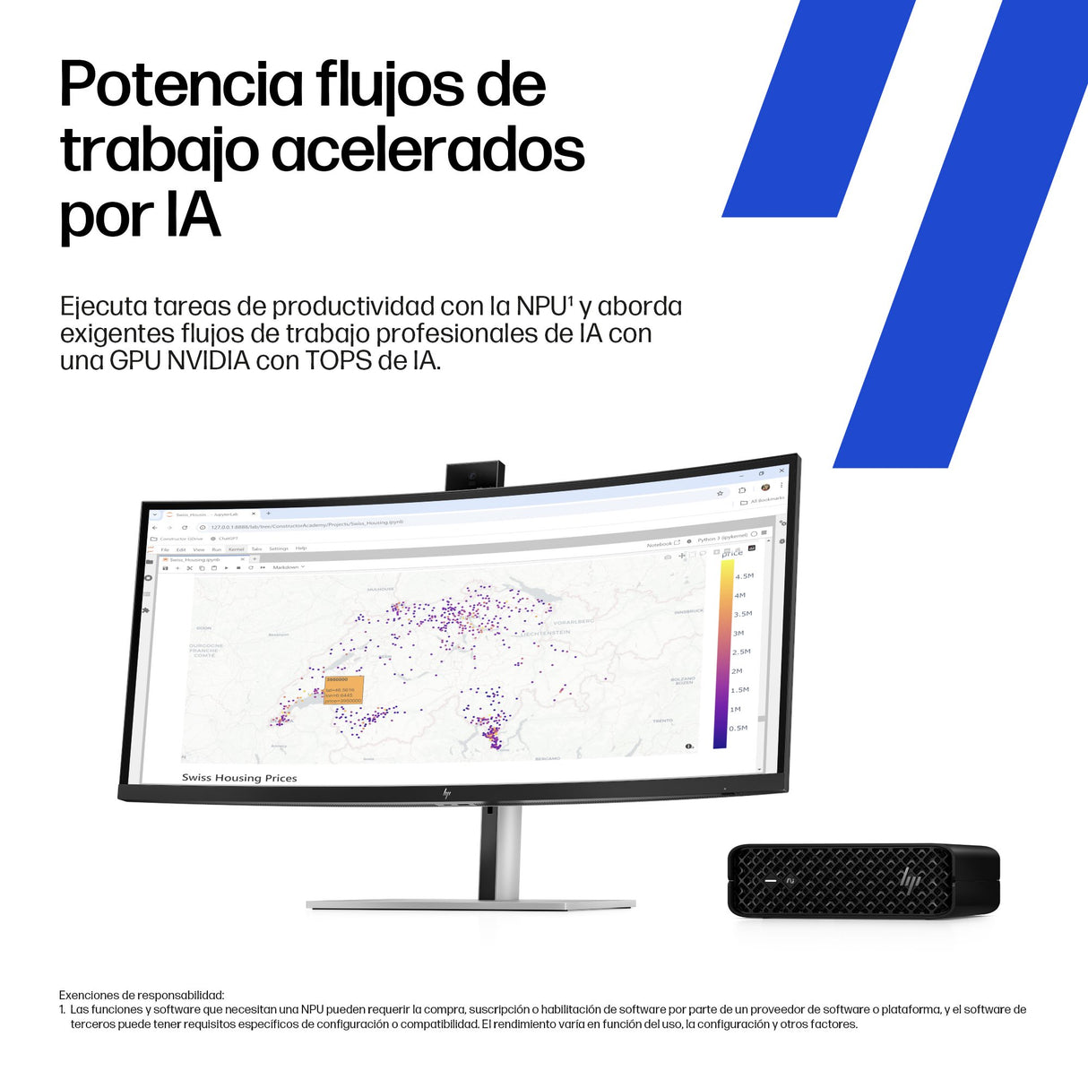 EAN 0826581352334 - HP None Intel Core Ultra 7 265 16 GB DDR5-SDRAM 512 GB SSD NVIDIA RTX A1000 Windows 11 Pro Mini PC Puesto imagen 3