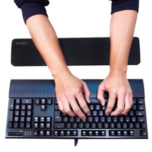 Logilink Reposa Muñecas 440 X 95 X 18mm Negro Id0142