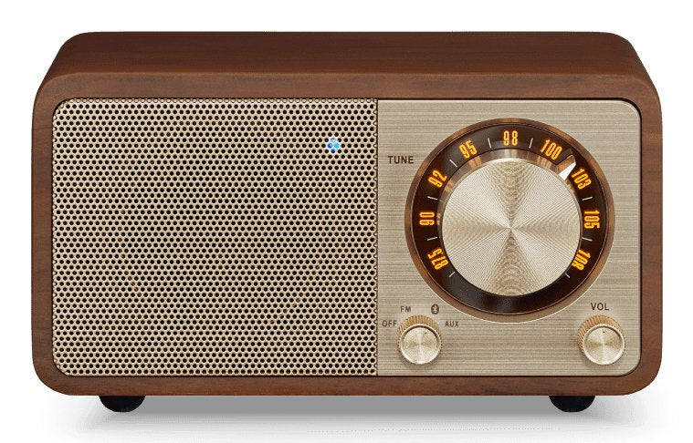 Sangean Wr-7 Cerezo Radio Analógica Sobremesa Fm Bluetooth Batería Li-Ion Recargable