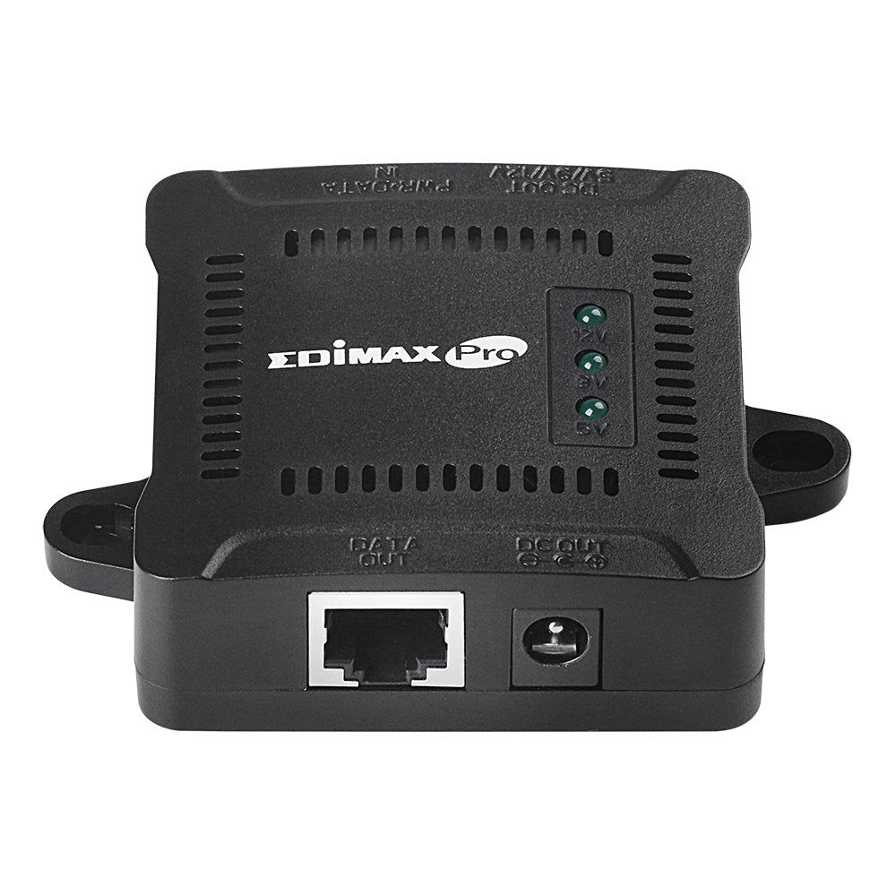 Adaptador Inyector Poe Edimax Pro Gp-101st Splitter / Gigabit Poe+ / 5vdc 9vdc 12vdc Gp-101st