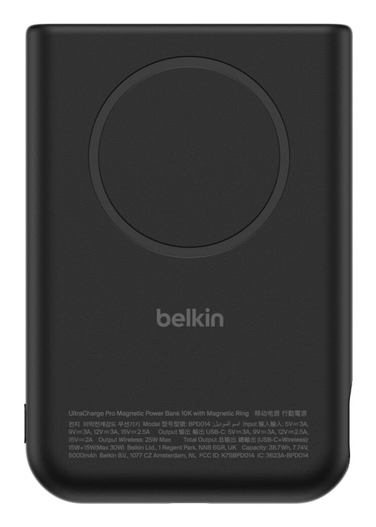 Belkin Ultracharge Magn. Powerbk 10000mah Qi2 25w Sw. Bpd014hqbk
