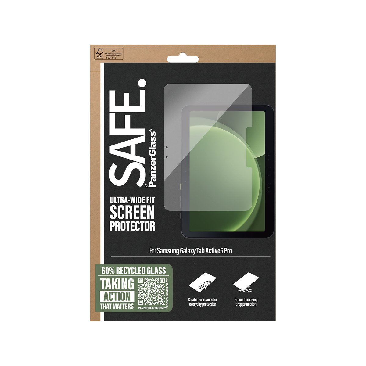 Panzerglass Safe. Screen Protector Samsung Galaxy Tab Active5 Pro