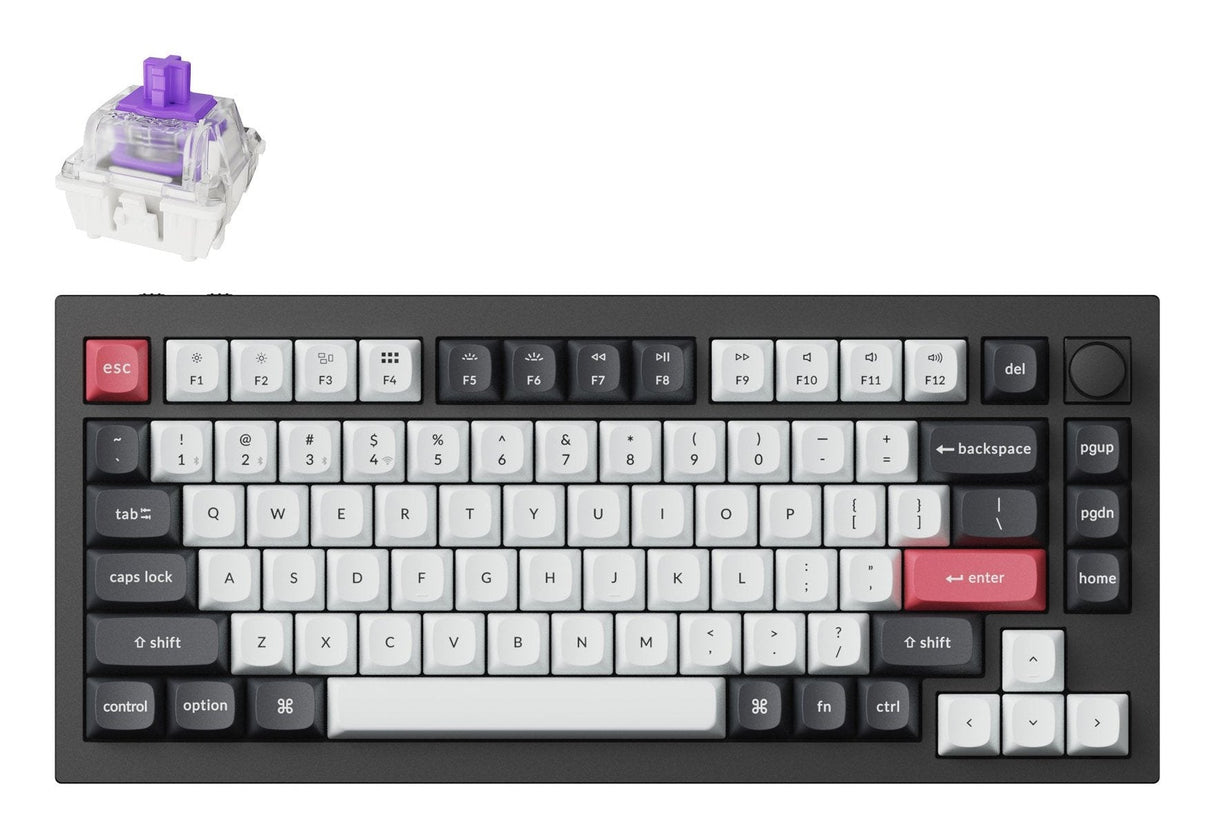 Keychron Q1 He 75%Magnetic Switch Carbon Black
