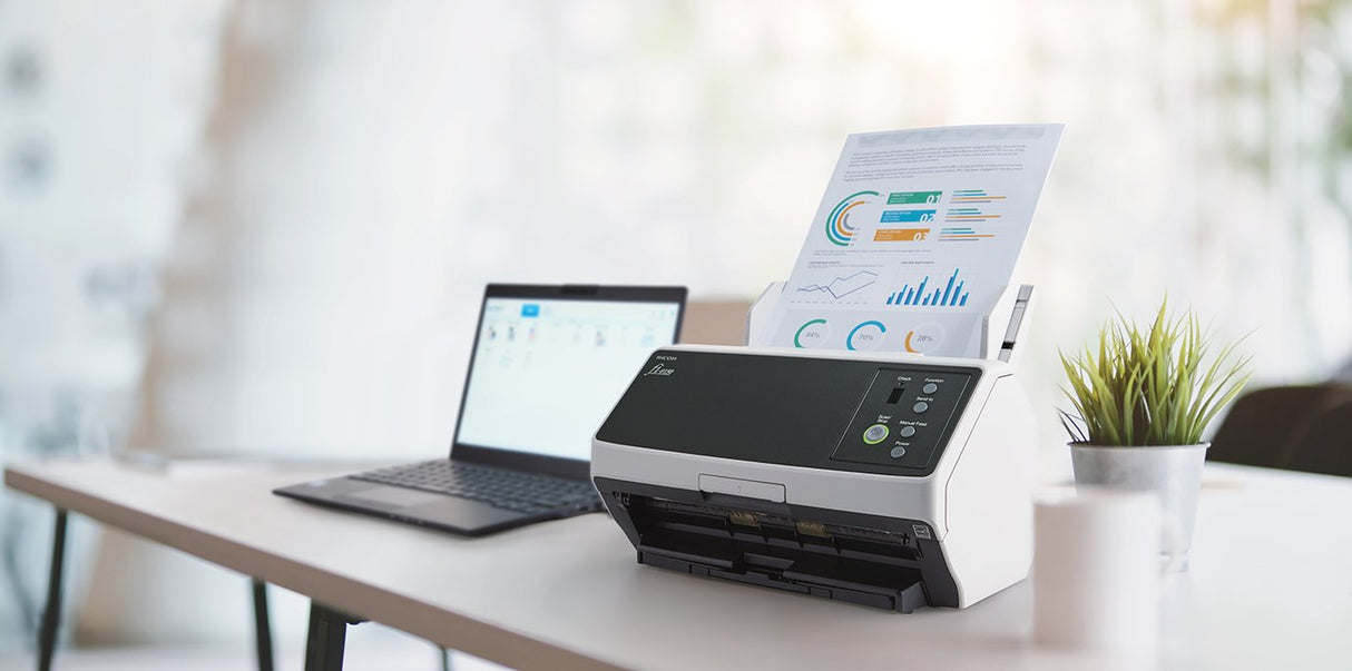 Fujitsu Fi-8150, Escáner Alimentado Por Hojas Pa03810-B101