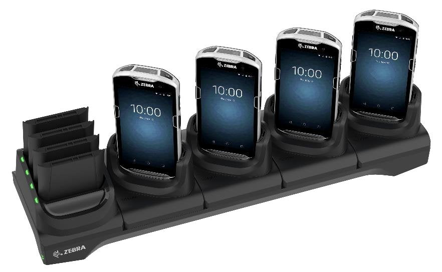 Tc51/56 5-Slot Ethernet Cradle Charges Five Devices. Includes Power Supply And Dc Cable.