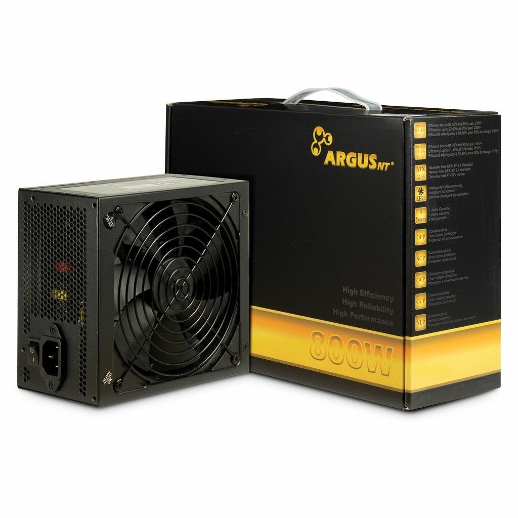 EAN 4260455645331 - Inter-Tech ArgusNT GPS-800 unidad de fuente de alimentación 800 W 20+4 pin ATX ATX Negro imagen 1