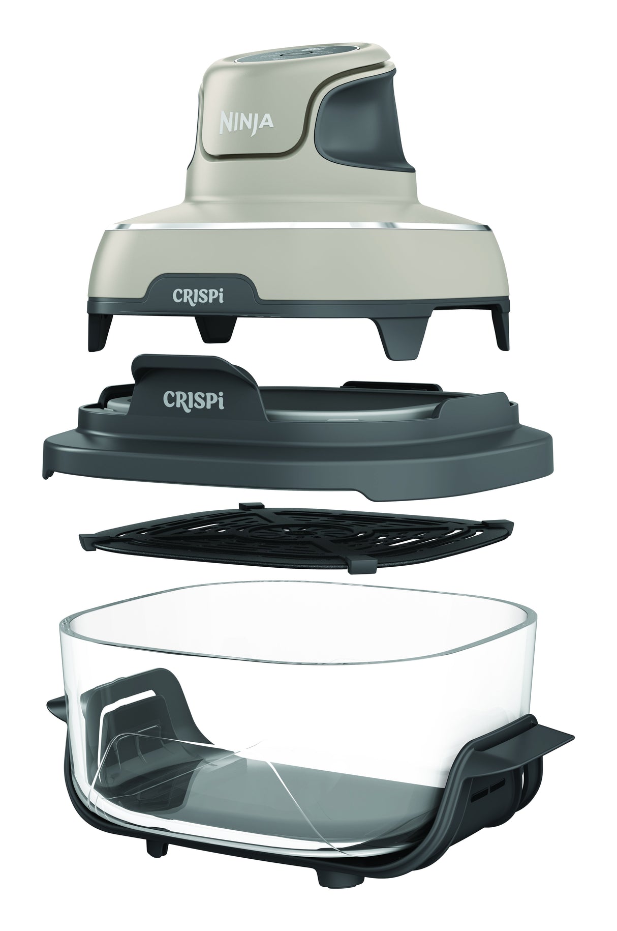 EAN 0622356317610 - Ninja CRISPi Sencillo 4,5 L 1700 W Freidora de aire caliente Gris, Color piedra, Transparente imagen 2