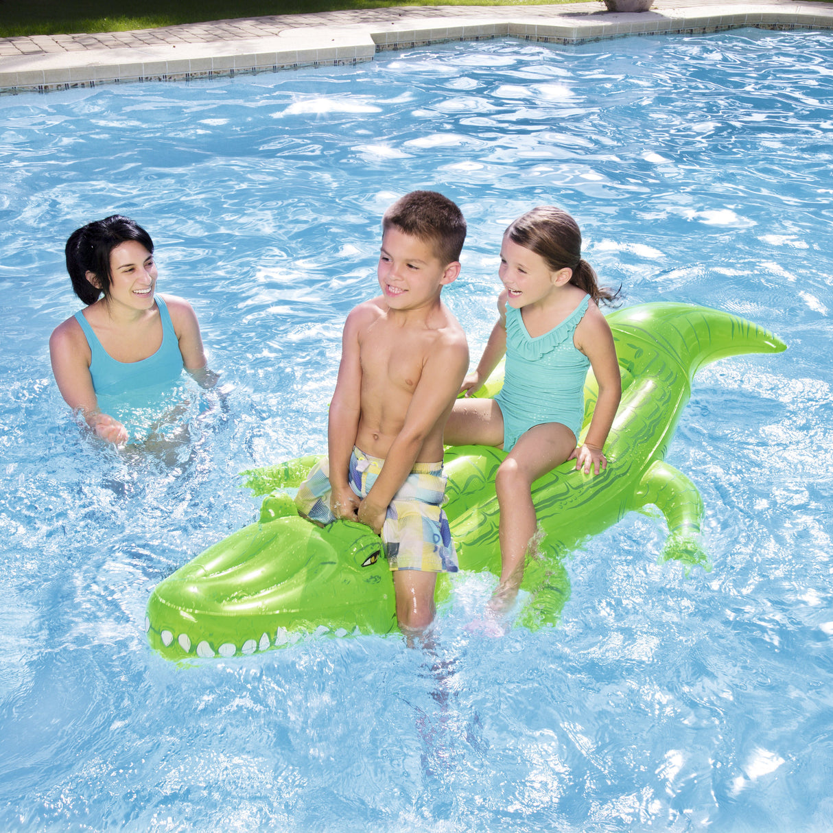 EAN 6942138949865 - Bestway 41011 flotador para piscina y playa Verde Estampado Vinilo imagen 3
