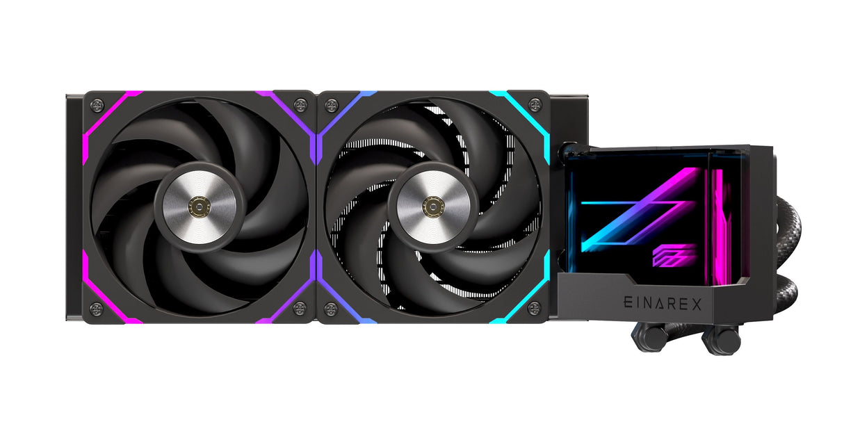 Refrigerador Liquido Cpu Einarex Vertex 240 Negro Exwc-Vx-1240r-B