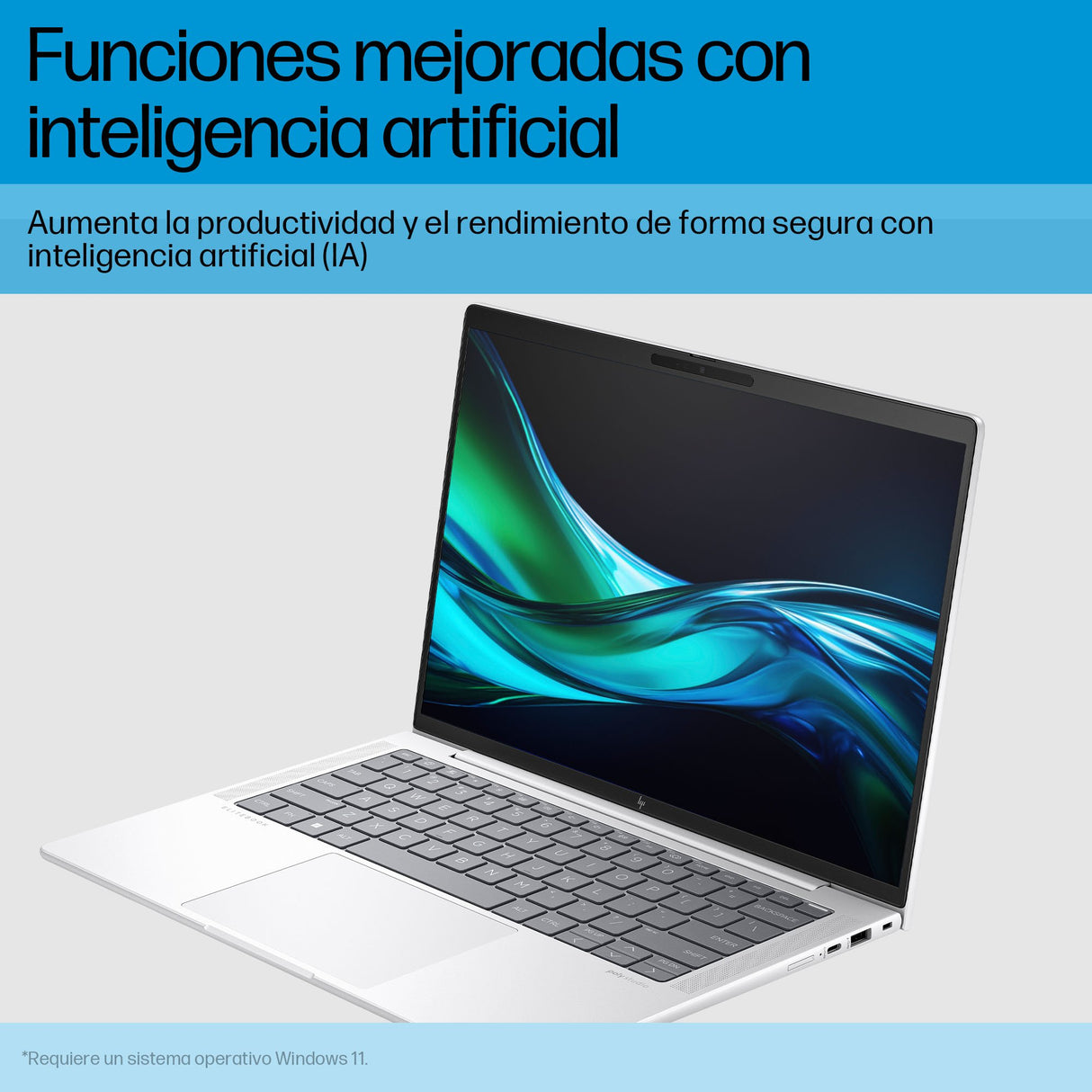 EAN 198415351760 - HP EliteBook 1040 G11 Intel Core Ultra 7 155H Portátil 35,6 cm (14") WUXGA 32 GB LPDDR5x-SDRAM 1 TB SSD Wi imagen 6