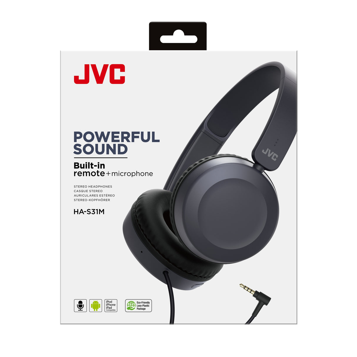 Auriculares Internos Con Cable Jvc Ha-S31m Azul