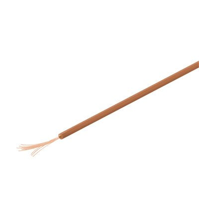 Alambre De Cobre Aislado Marrón 1 Cond, 18x0,1mm 10 Metros