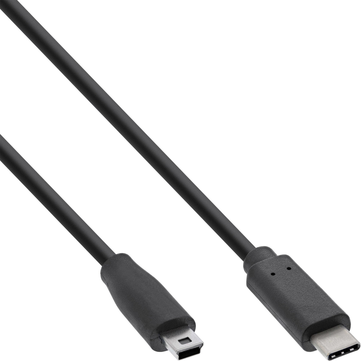 Cable Inline Usb 2.0, Tipo C Macho A Mini-B Macho (5 Pines), Negro, 1,5 M