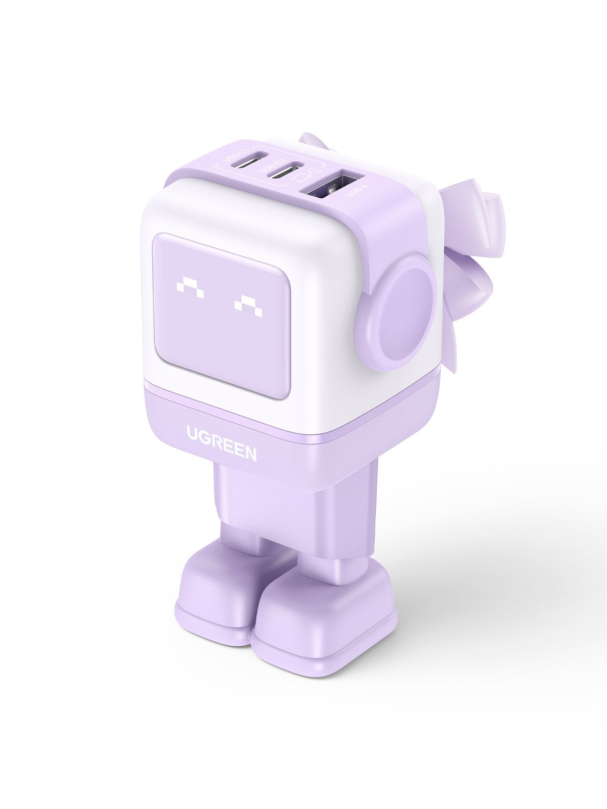 Cargador Ugreen Usb-A+2*Usb-C 65w Gan Fast