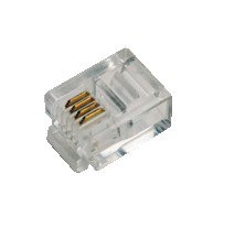 Logilink Rj11 Conector Transparente 100 Unidades