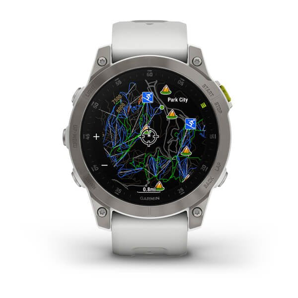 Garmin Epix (Gen 2) Snow White/Titanium Titan