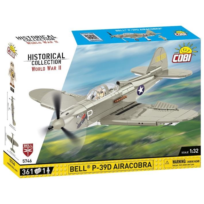 Cobi Bell P-39d Airacrobra, Construction Toy Grey Cobi-5746