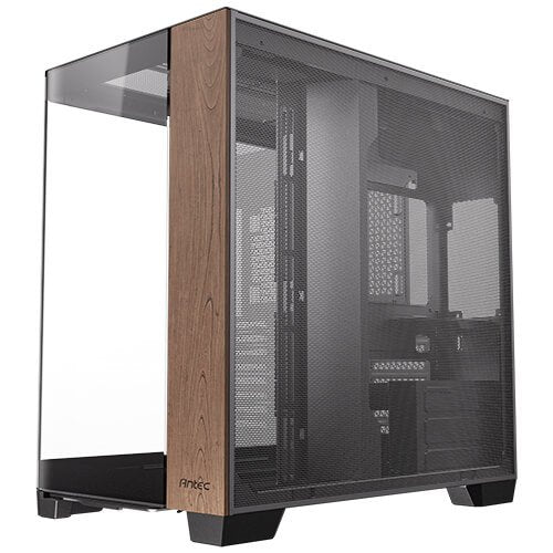 Caja Pc Antec C8 Curve Wood E-Atx Negro 2xvent 160 Mm 1x140mm 2xusb Sn Fuente