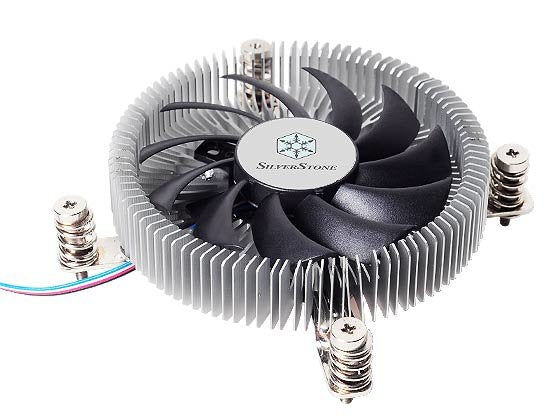 Silverstone Nitrogon Cpu Cooler Sst-Nt07-115x 80mm Pwm, Low Profile, Intel