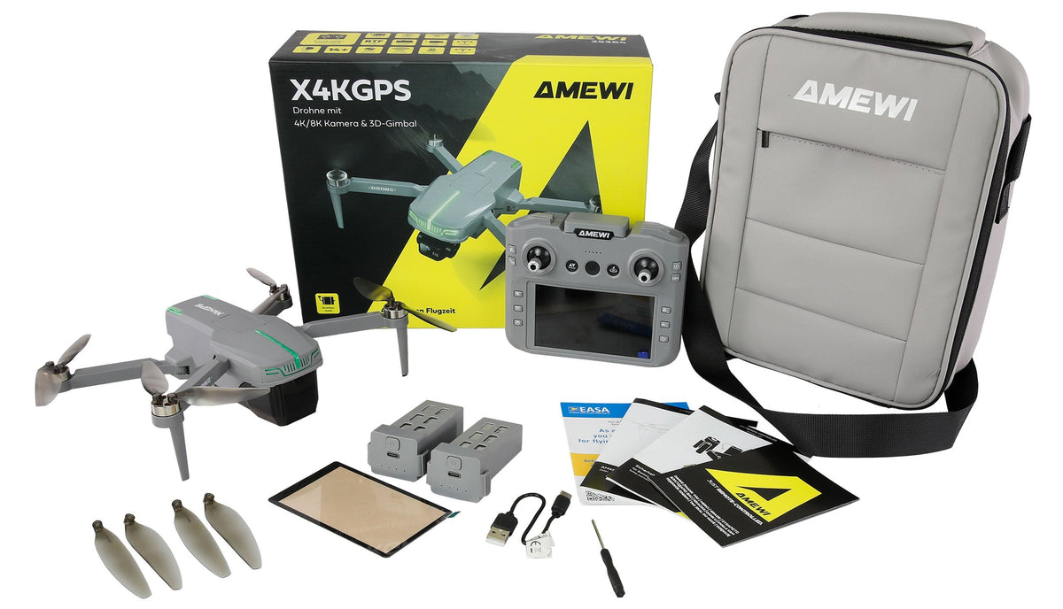 Amewi Dre Drohne Amxflight X4k Gps Anthrazit