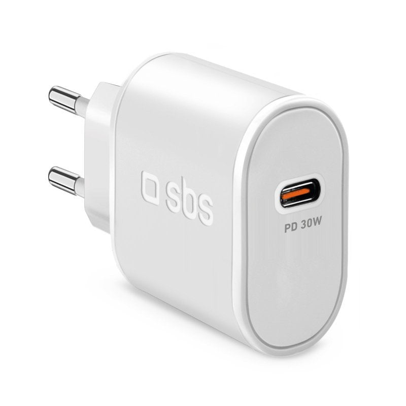 Sbs Cargador Usb-C Pd 30w Blanco